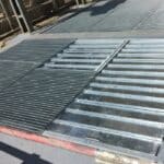 couverture coupe-feu extivoc ccf a volets simple pente pour fosses de r&eacute;tention avec caillebotis antid&eacute;rapants pour la maintenance du transformateur