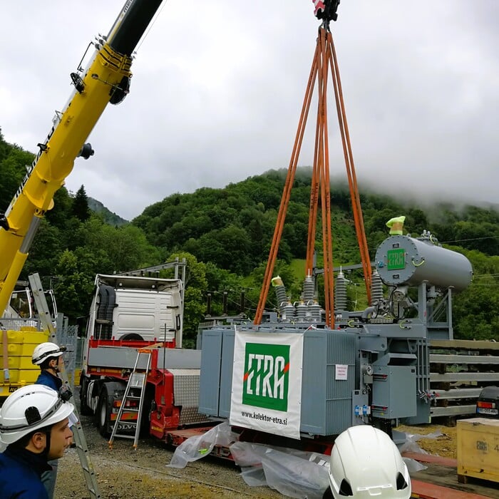 gamma di trasformatori di potenza in olio minerale da 10 a 500 MVA e fino a 420 kVA, per sottostazioni elettriche.