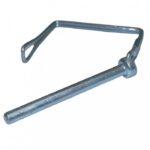 La goupille en m&eacute;tal permet de bloquer la roue du transformateurs &eacute;lectriques dans le syst&egrave;me antivibratoire SanerVib