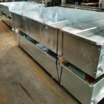 Bac r&eacute;tention TRT-W bouchons de vidange, de filtre et siphon et poutre de rehausse r&eacute;glables sens largeur