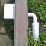 Pr&eacute;filtre SPI PFC-0810 et sa cartouche de filtration P-PIPE PI616-M2 pour drainage hydrocarbures install&eacute;s sur fosse de r&eacute;tention