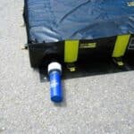 Bac de r&eacute;tention de stockage longue dur&eacute;e TRFLEX SANERGRID pour transformateur &eacute;lectrique &eacute;quip&eacute; d&rsquo;un syst&egrave;me de filtration PETRO PIT 410