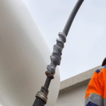 Ruban isolant en silicone, autofusionnant pour la protection avifaune HTA et moyenne tension.