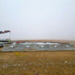 Bac pour transformateur TRT MODULO4 avec couverture coupe feu LHD