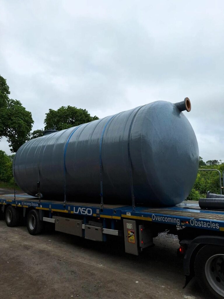 Fosa de contención prefabricada DEPOSIT de SANERGRID para transformador de aceite de potencia