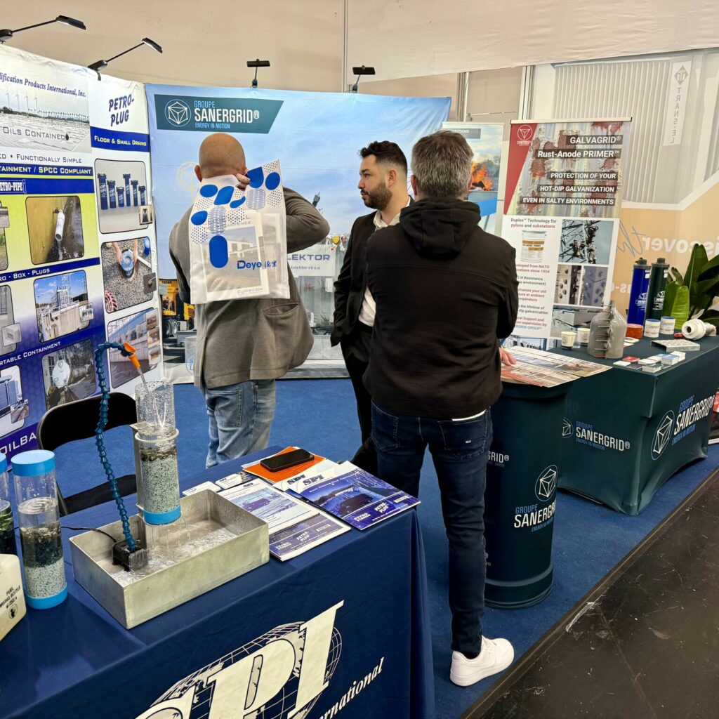 Stand SPI e gruppo Sanergrid alla fiera della transizione energetica Monaco 2025