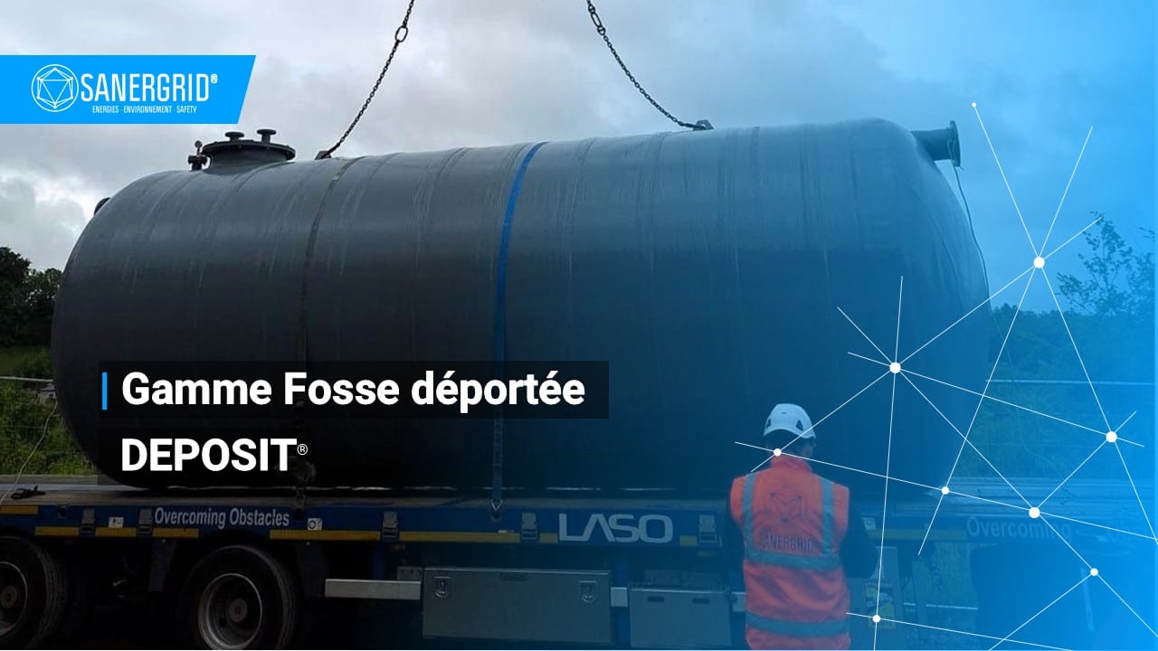 Gamme DEPOSIT® de SANERGRID : solutions de fosses déportées préfabriquées pour transformateurs à huile