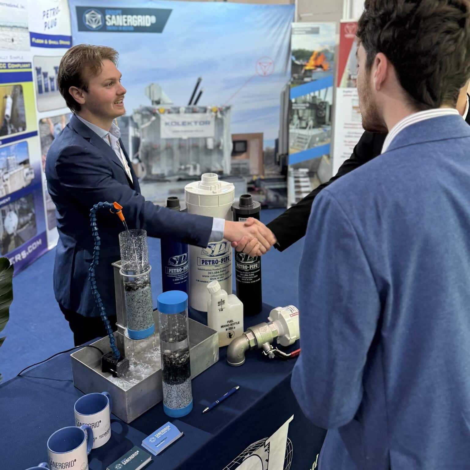 Démonstration efficacité filtration des eaux de pluie SPI et Sanergrid