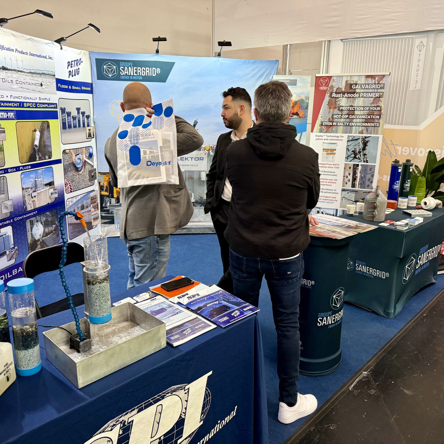 tand SPI et groupe Sanergrid salon transition énergétique Munich 2025